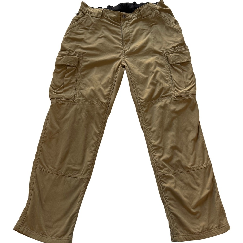 Duluth Trading Co Dry on the Fly Fleece Lined Cargo Pants Mens L x 32 tradesmen